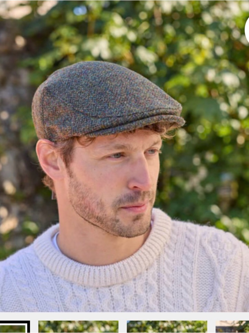 Harris Tweed Flat Cap